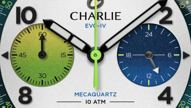 Charlie Paris GRX Mecaquartz Chrono : quand le temps se mesure en couleurs