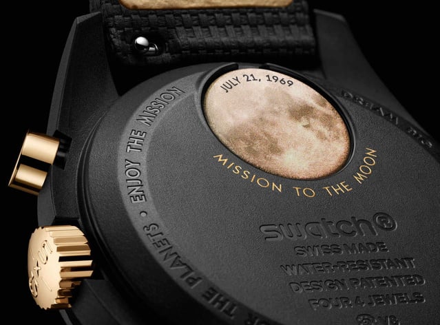 Swatch MoonSwatch "Mission to the Moon 1969" : 11 grammes d'or !