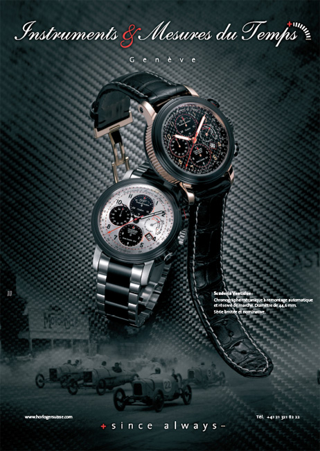 François Fillon porte une montre Scuderia ventidue de chez Instrument et Mesure du Temps