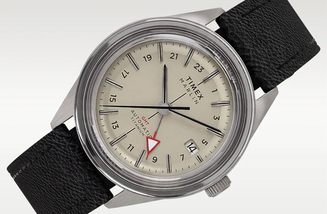 Timex Marlin Jet Titanium GMT : quand le titane a l'âme voyageuse