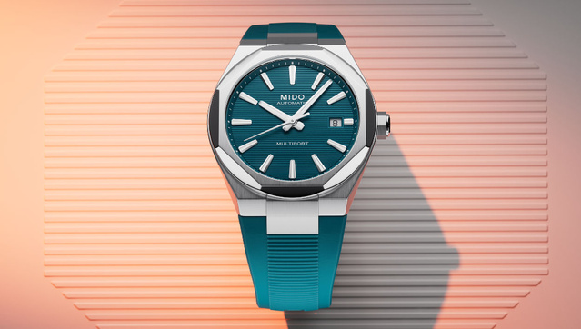 Mido Multifort 8 One Crown : cadran "midnight green"