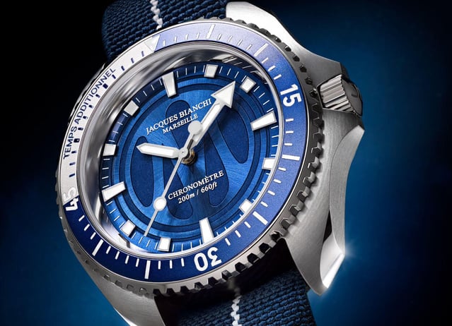 Olympique de Marseille et Jacques Bianchi : une première montre aux couleurs du club phocéen