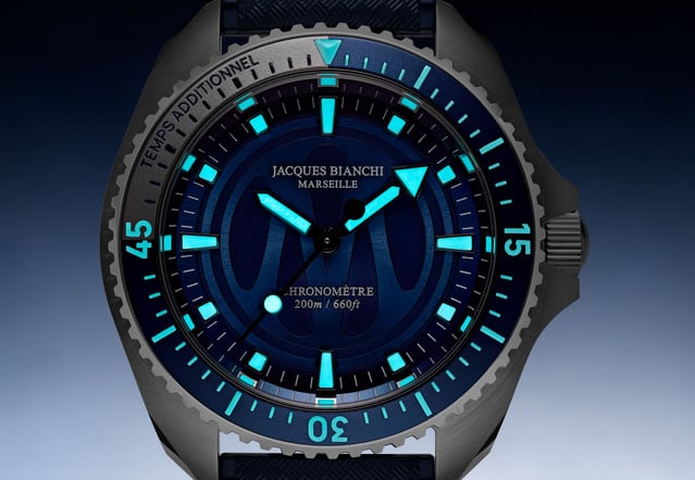 Olympique de Marseille et Jacques Bianchi : une première montre aux couleurs du club phocéen