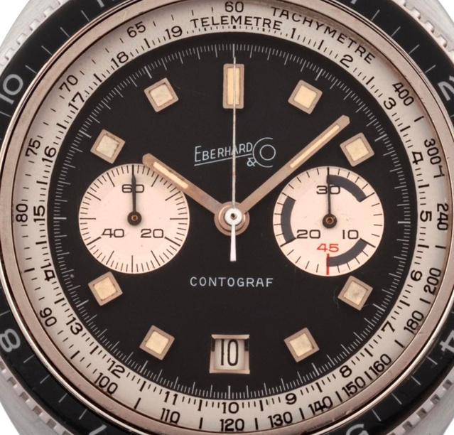 Eberhard Contograf 31504 : un chrono vintage qui préfigure les années 70