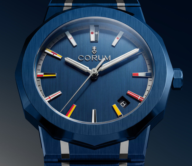 Corum Admiral : quand la céramique permet de retrouver le bleu des années 80