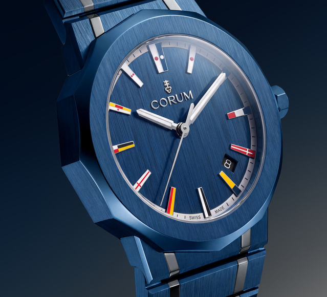 Corum Admiral : quand la céramique permet de retrouver le bleu des années 80