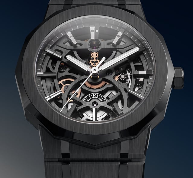 Corum Admiral : quand la céramique permet de retrouver le bleu des années 80 Corum Admiral : quand la céramique permet de retrouver le bleu des années 80