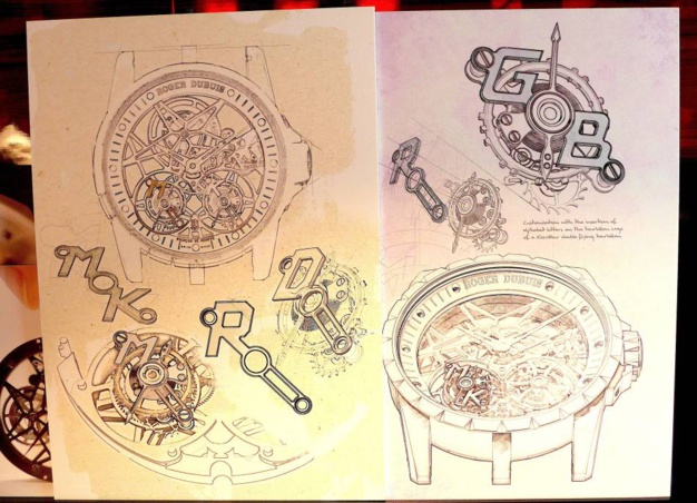 On retrouve la même personnalisation sur le mouvement de cette montre squelettée. Photo Joël Chassaing-Cuvillier On retrouve la même personnalisation sur le mouvement de cette montre squelettée. Photo Joël Chassaing-Cuvillier