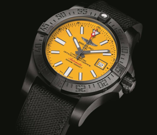 Breitling Avenger II Seawolf Blacksteel