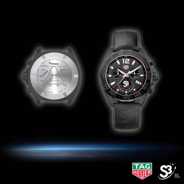 TAG Heuer : partenaire de S3 pour des vols en apesanteur TAG Heuer : partenaire de S3 pour des vols en apesanteur