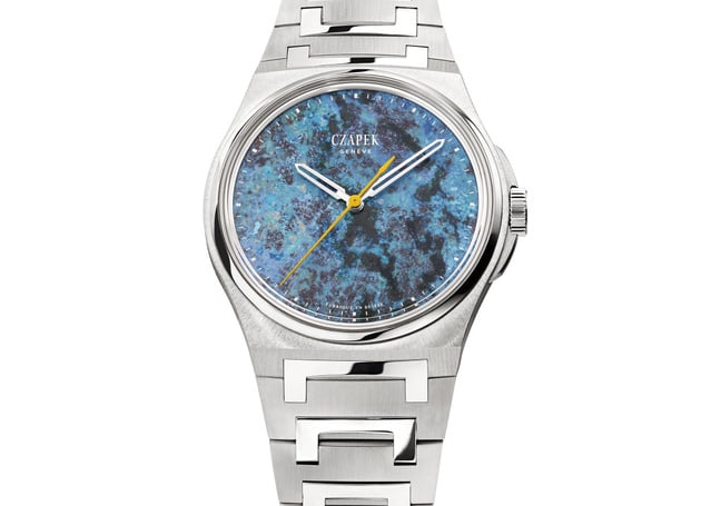 Czapek Antarctique Secret Reef : le chrysocolle comme cadran d'exception Czapek Antarctique Secret Reef : le chrysocolle comme cadran d'exception