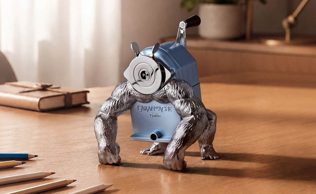 MB&F et Caran d'Ache : un taille-crayon "gorille mécanique"