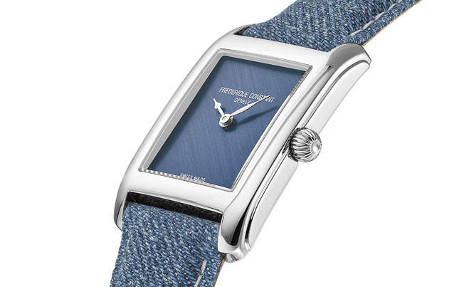 Frédérique Constant Classics Carrée Denim : à l'heure du jean