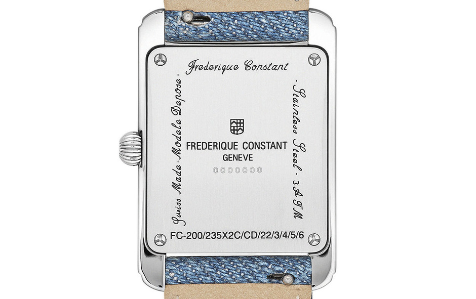 Frédérique Constant Classics Carrée Denim : à l'heure du jean