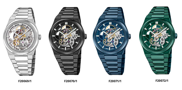 Festina Swiss Made RIVE SQ : une montre squelette automatique à 990 euros Festina Swiss Made RIVE SQ : une montre squelette automatique à 990 euros