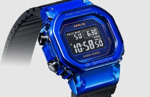G-SHOCK MRG-D5000 Blue Sapphire : le pari fou du saphir... incassable !