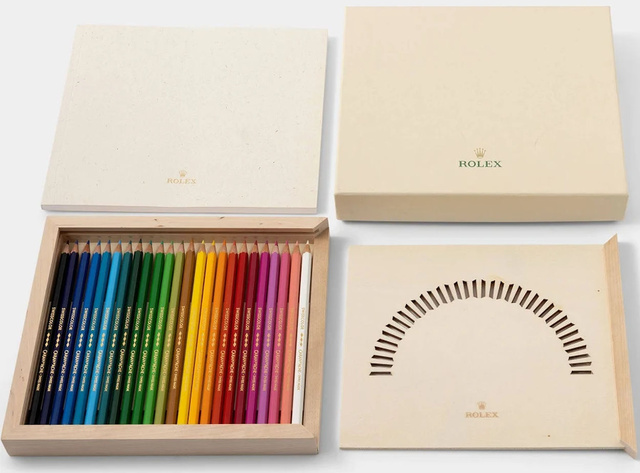 Rolex et Caran d'Ache : le discret stylo vert offert à certains clients de la marque à la couronne