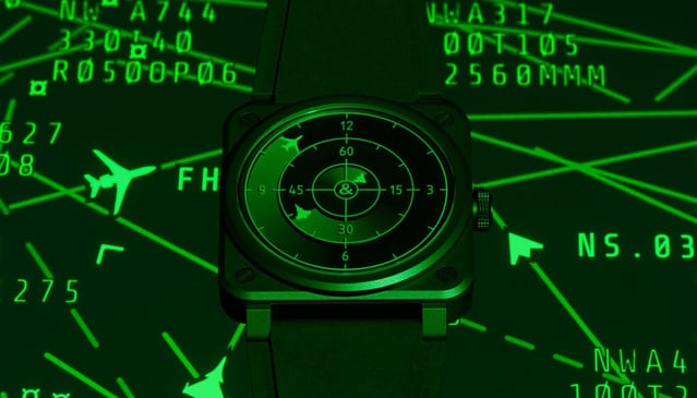 Bell & Ross BR-03 Green Radar Ceramic : trois avions pour donner l'heure Bell & Ross BR-03 Green Radar Ceramic : trois avions pour donner l'heure