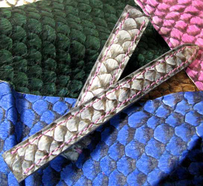 Cuir de tilapia, photo ABP Cuir de tilapia, photo ABP