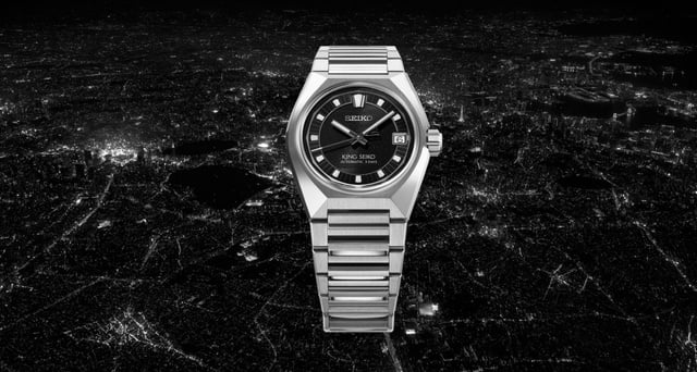 King Seiko Vanac Cosmic Tokyo : les lumières de la capitale nippone au poignet