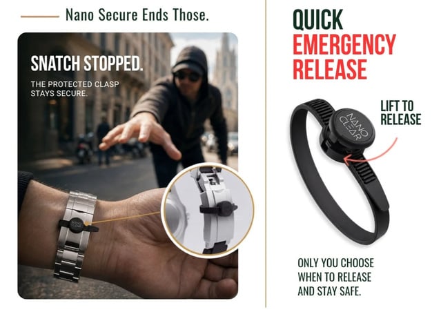 Nano Secure : une protection supplémentaire contre les vols de montres de luxe Nano Secure : une protection supplémentaire contre les vols de montres de luxe