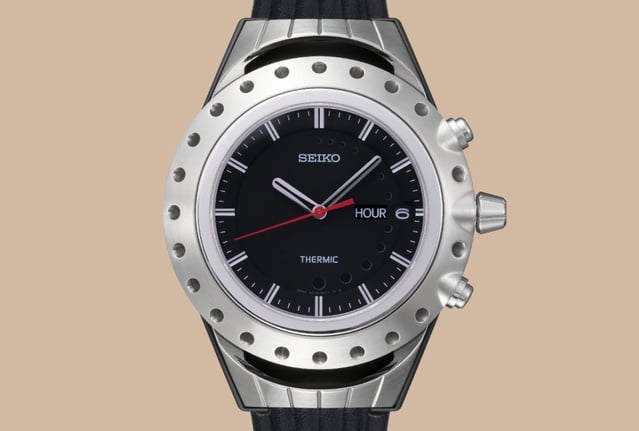Seiko Thermic : en 1998, cette montre tirait son énergie de la chaleur du corps humain Seiko Thermic : en 1998, cette montre tirait son énergie de la chaleur du corps humain