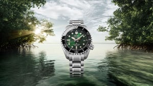 Seiko Prospex : quand les mangroves d'Okinawa habillent la Marinemaster d'un cadran vert d'eau