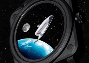 Bell & Ross BR-03 Space Mission : le temps orbital Bell & Ross BR-03 Space Mission : le temps orbital