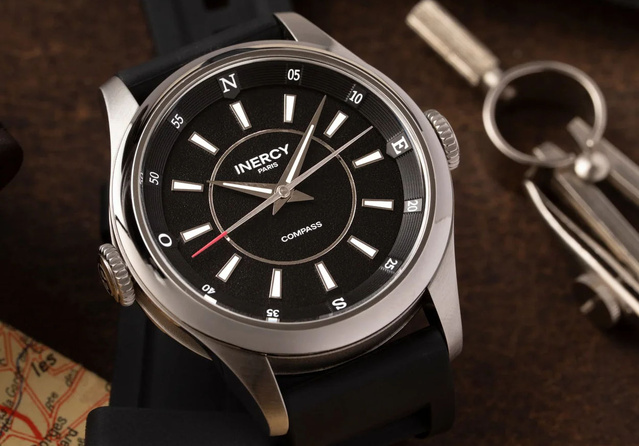 Inercy Compass : une montre mécanique pour tracer son propre chemin