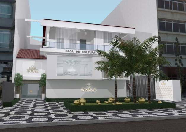 Eddie Redmayne inaugure la Maison Omega à Rio de Janeiro Eddie Redmayne inaugure la Maison Omega à Rio de Janeiro