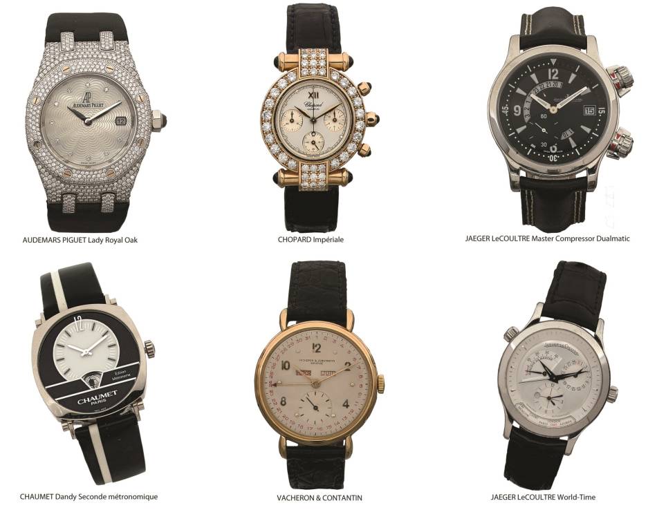 Vente aux enchères de montres de luxe au Crédit Municipal de Paris