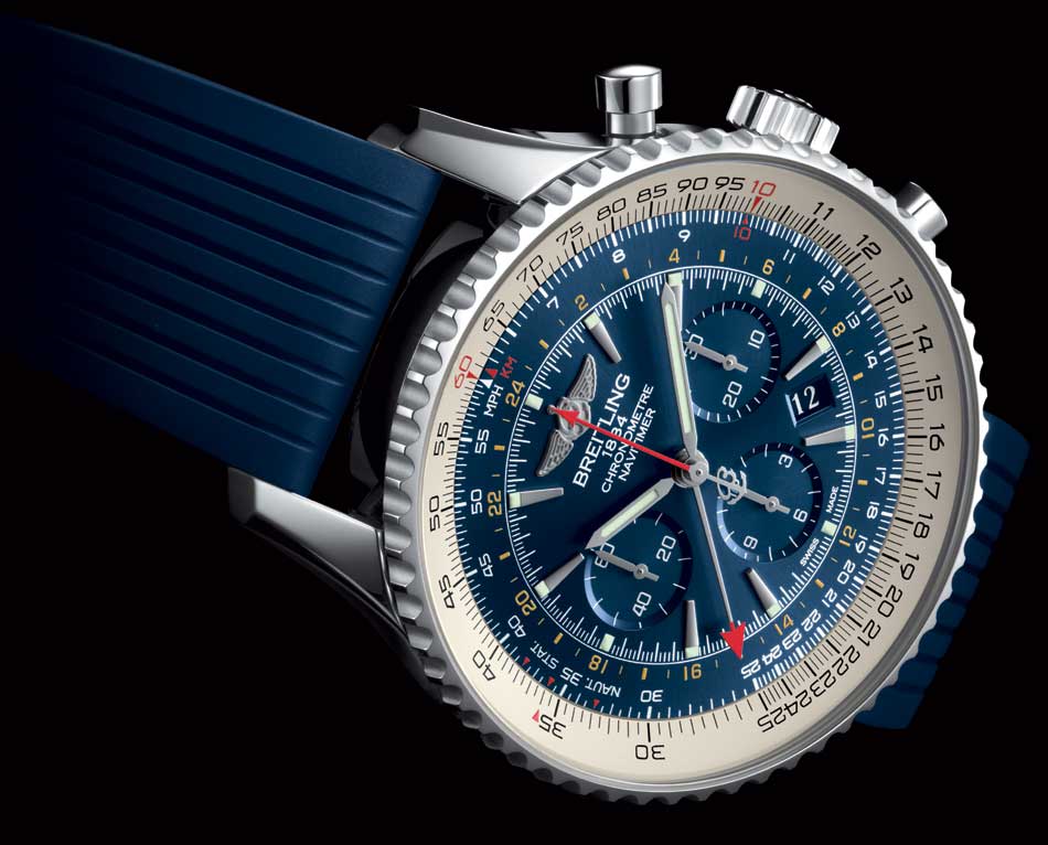 Breitling Navitimer GMT Aurora Blue