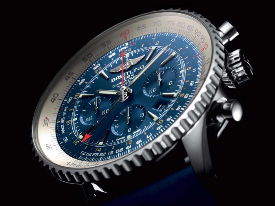 Breitling Navitimer GMT Aurora Blue