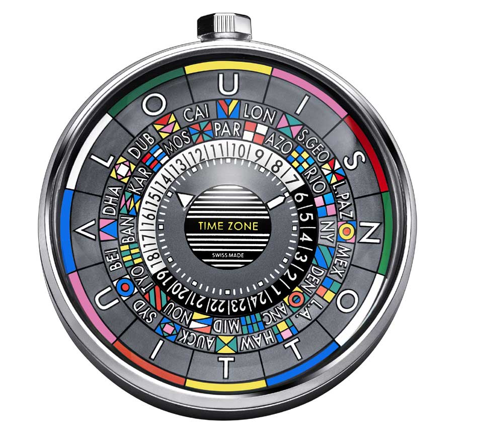 Louis Vuitton : pendulette Escale Time Zone