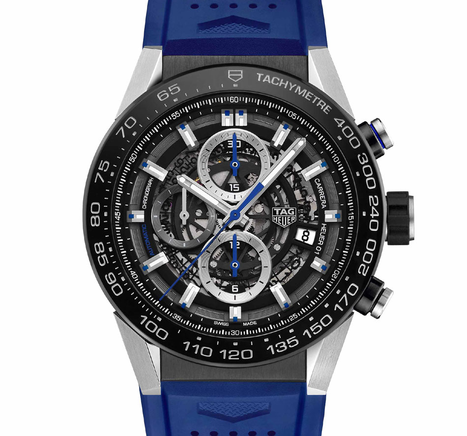 TAG Heuer Carrera Heuer 01 : lunette céramique TAG Heuer Carrera Heuer 01 : lunette céramique