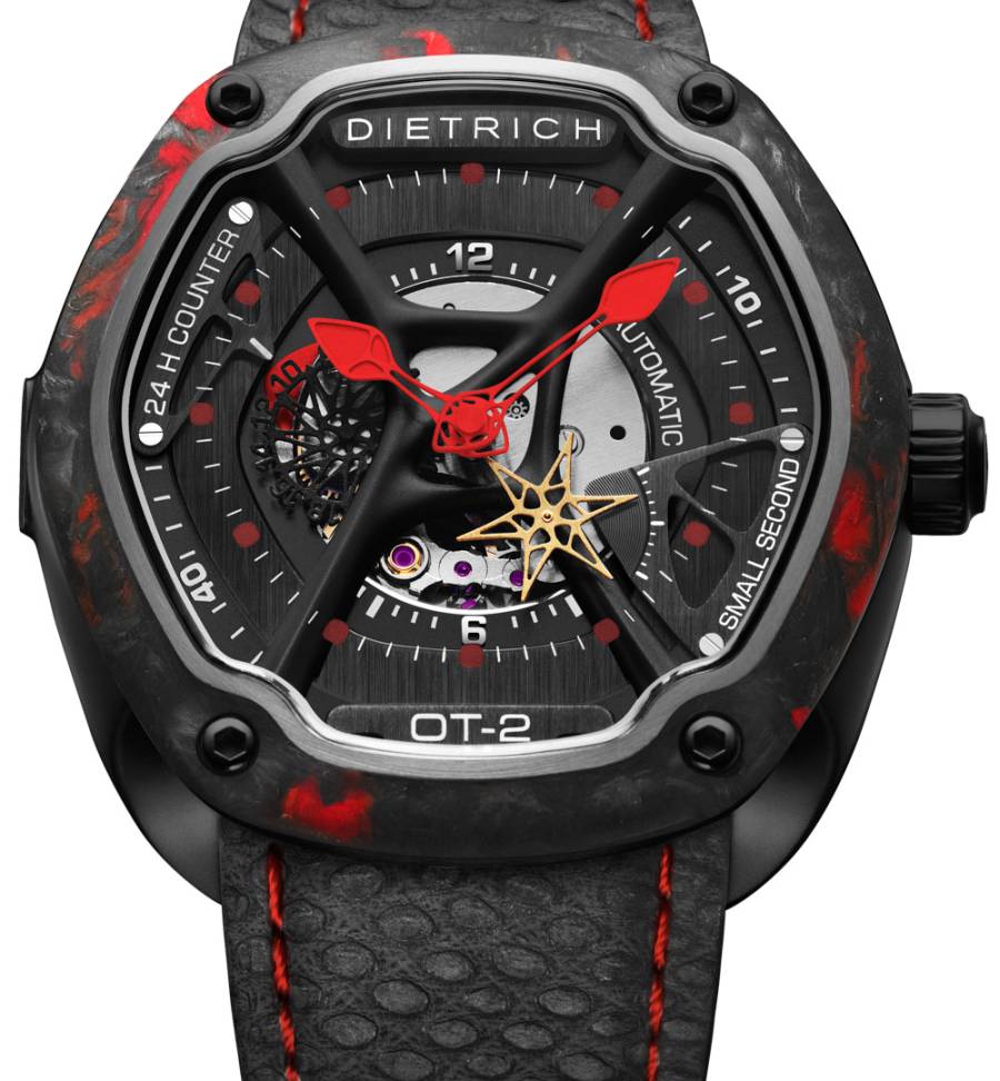 Dietrich O.Time : un étonnant carbone forgé coloré Dietrich O.Time : un étonnant carbone forgé coloré