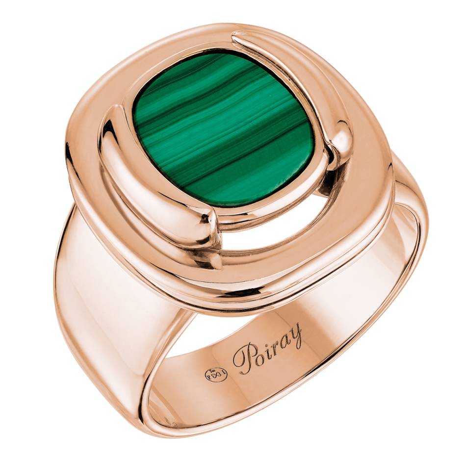 Poiray : chevalière duoface