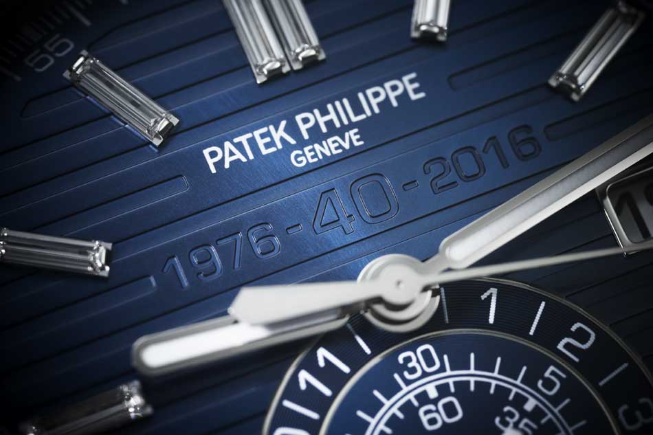 Patek Philippe Chrono Nautilus Réf 5976/1G 40ème anniversaire : mega jumbo !