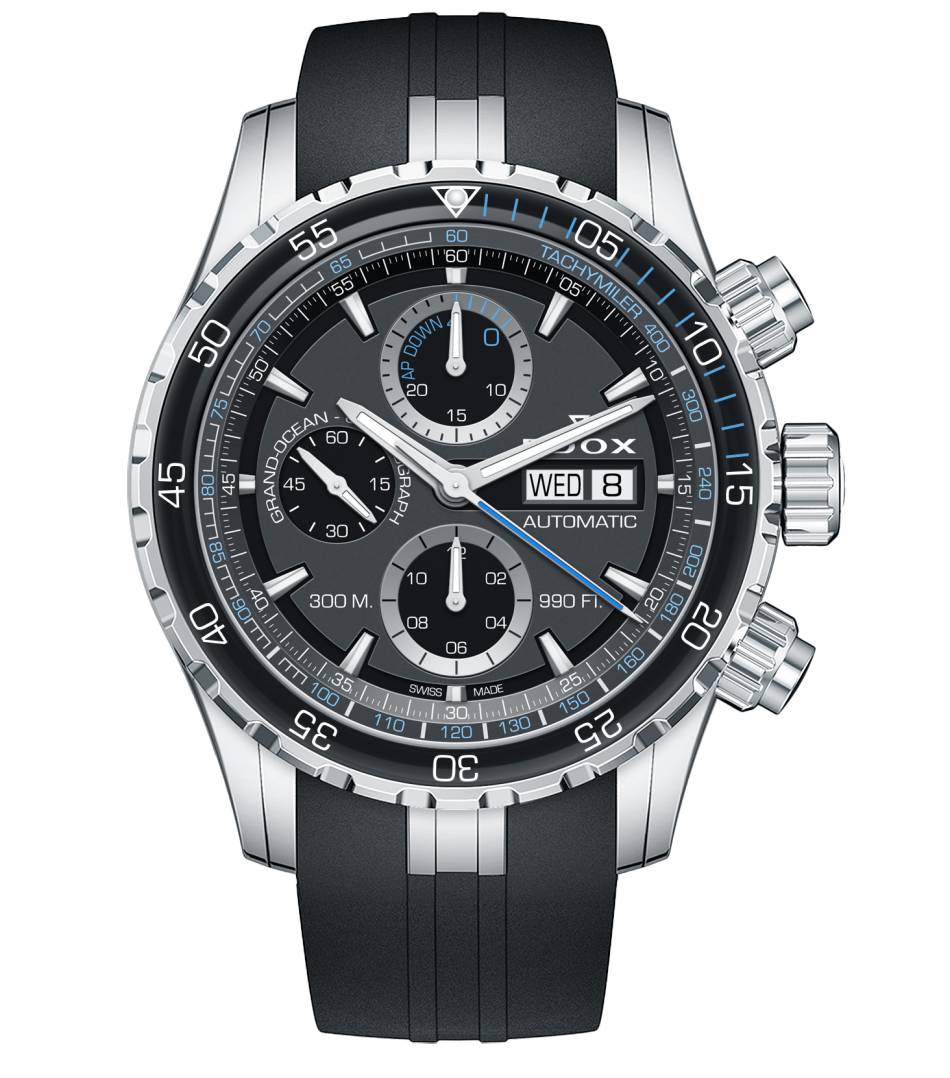 Edox Grand Ocean black dial