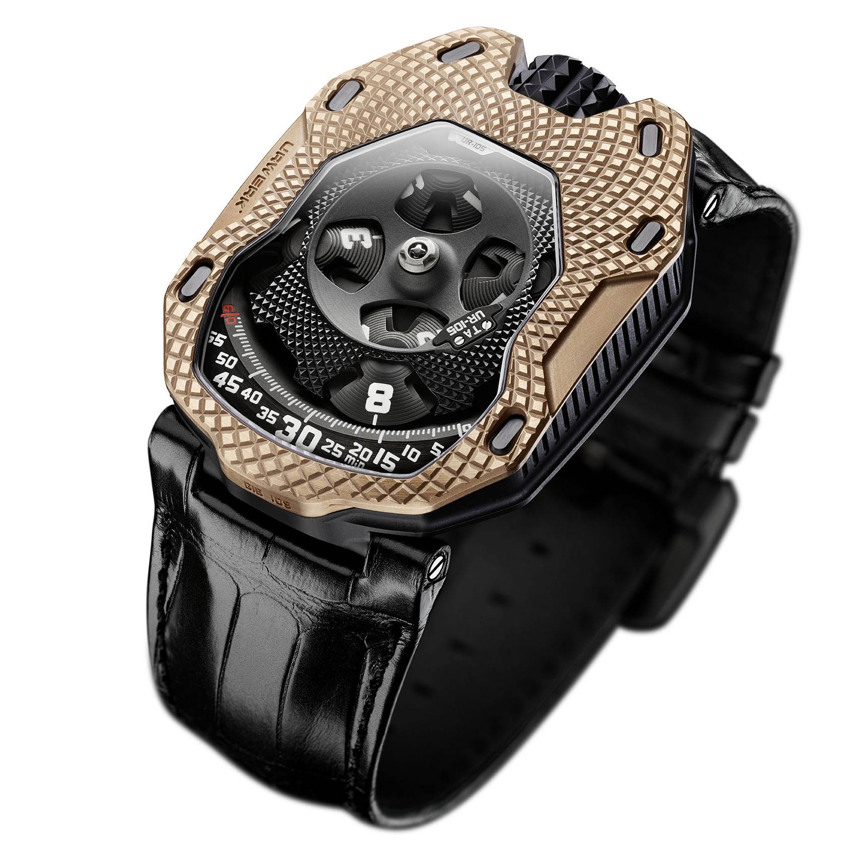 Urwerk UR-105 Raging Gold