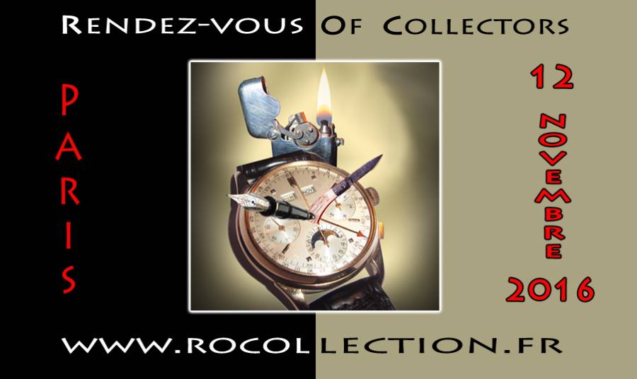 Rocollection, le 12 novembre à Paris : montres, briques, stylos et couteaux anciens