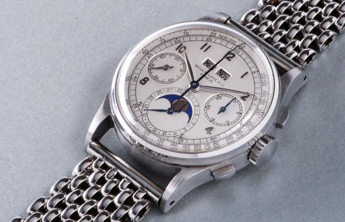 Patek 1518 stainless steel, Copyright Phillips Patek 1518 stainless steel, Copyright Phillips