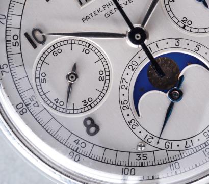 Patek 1518 stainless steel, Copyright Phillips Patek 1518 stainless steel, Copyright Phillips