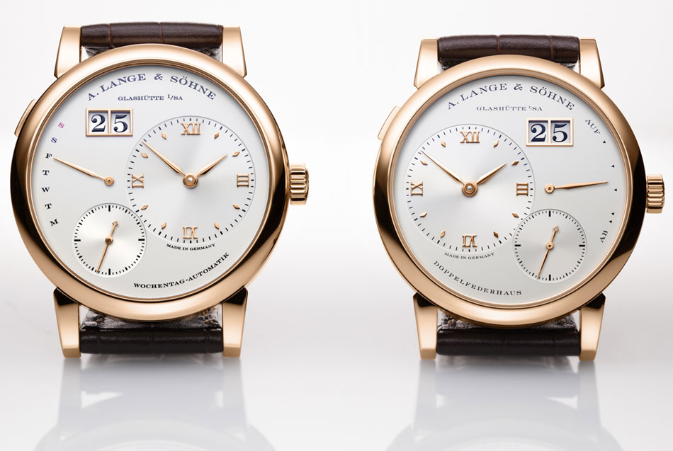 Lange 1 et Lange 1 Daymatic : effef miroir... ou presque