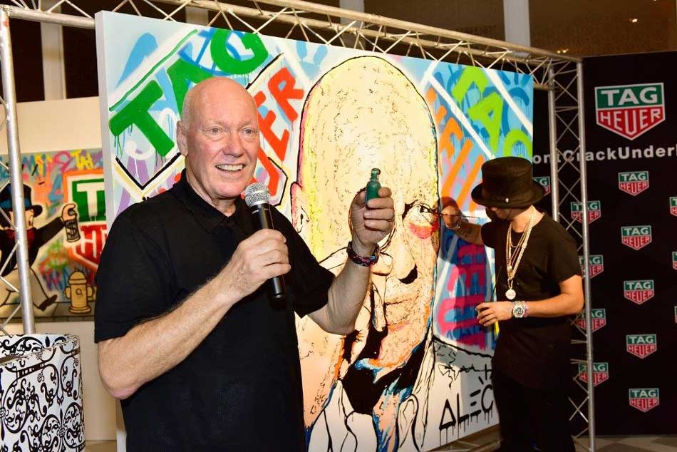 TAG Heuer, partenaire de l'artiste Alec Monopoly