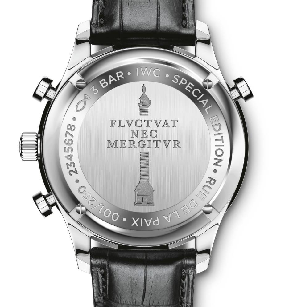 IWC Portugaise Chrono Rattrapante : édition Paris à 250 exemplaires IWC Portugaise Chrono Rattrapante : édition Paris à 250 exemplaires