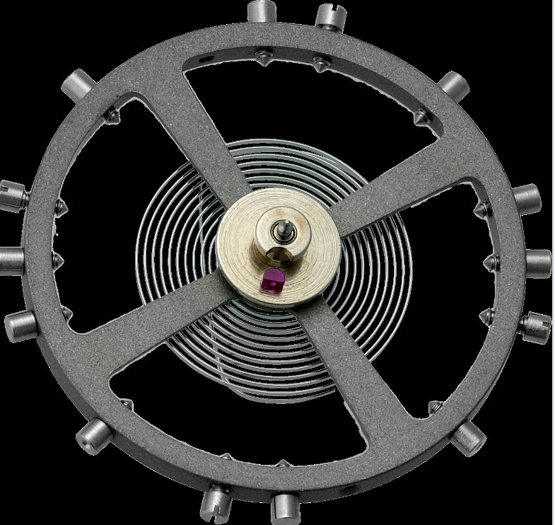 Organe réglant, balancier spiral à vis