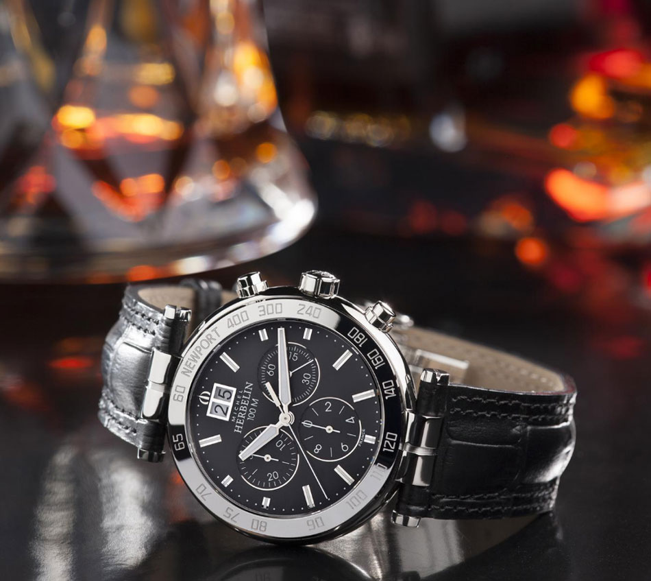 Michel Herbelin Newport Chronographe Chrono Quartz D Entrée De Gamme