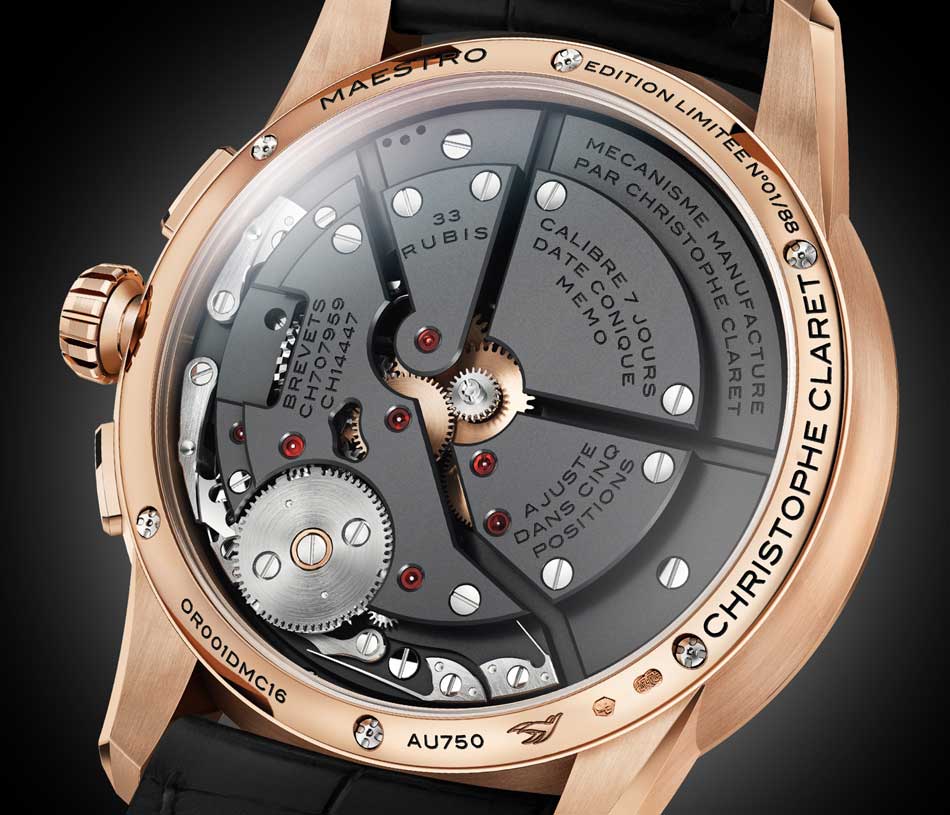 Christophe Claret Maestro : maitrise de haute horlogerie