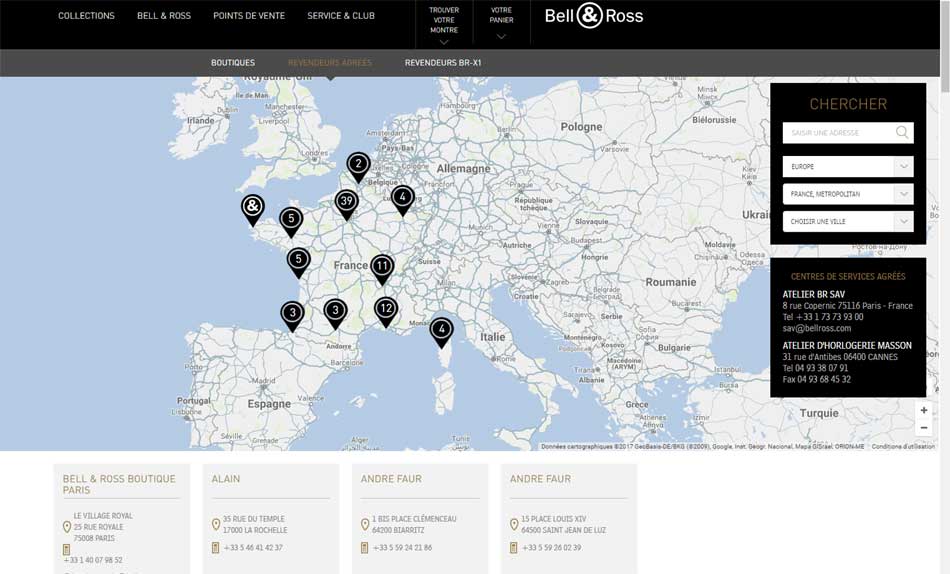 Bell & Ross : mise en ligne de son nouveau site web